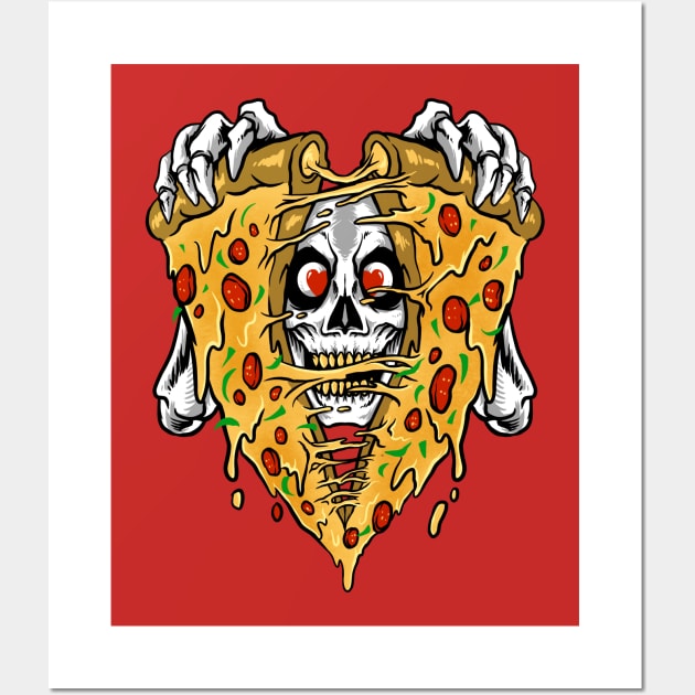 pizza boo Wall Art by spoilerinc